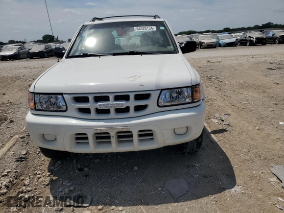 2001 Isuzu Rodeo S with VIN 4S2DM58W414330847, listed as a Copart auction lot 64028134 with 160,027 mi miles and Clean title. Bid and sale history available at DreamBid. Image 5.