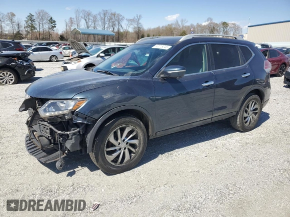 2015 Nissan Rogue SL with VIN 5N1AT2MTXFC832461, listed as a Copart auction lot 50018045 with 212,469 mi miles and Clean Title. Bid and sale history available at carsss.com. Image 1.