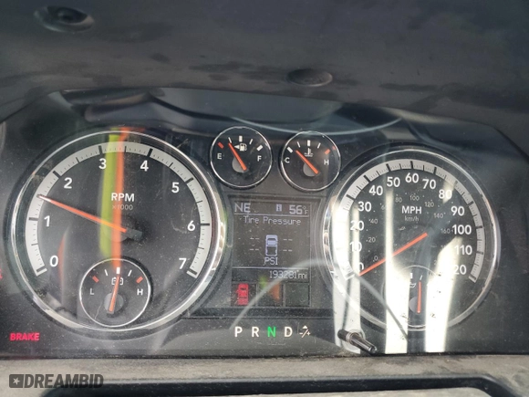 2010 Dodge Ram 1500 ST with VIN 1D7RB1GP1AS204151, listed as a Copart auction lot 45370175 with 193,281 mi miles and Clean Title. Bid and sale history available at carsss.com. Image 9.