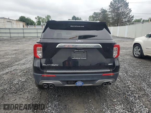 2020 Ford Explorer Platinum z VIN 1FM5K8HC8LGC56052, wystawiony jako Copart lot #61218365 z przebiegiem 35 435 mil mil oraz Szkoda całkowita • Salvage title. Historia ofert i sprzedaży dostępna na DreamBid. Obrazek 6.