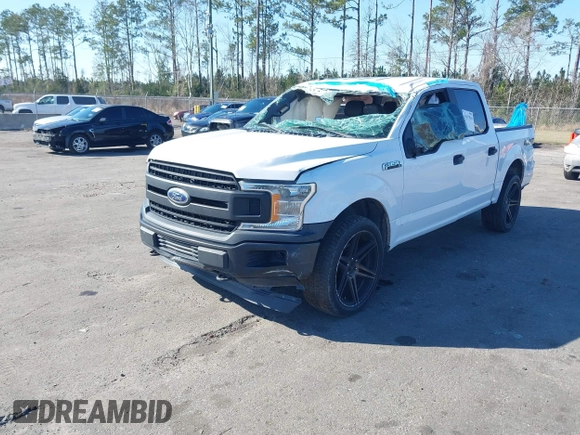 2018 Ford F-150 XL with VIN 1FTEW1EB3JKF67829, listed as a IAAI auction lot 41417816 with 219,899 mi miles and . Bid and sale history available at carsss.com. Image 2.