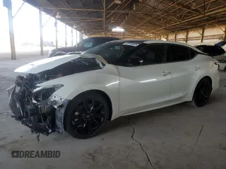 2023 Nissan Maxima SR with VIN 1N4AA6EV1PC502359, listed as a Copart auction lot 60540825 with 28,007 mi miles and Salvage title. Bid and sale history available at DreamBid. Image 1.