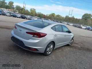 2020 Hyundai Elantra SEL with VIN 5NPD84LF7LH523895, listed as a IAAI auction lot 40605847 with 42,730 mi miles. Bid and sale history available at carsss.com. Image 4.