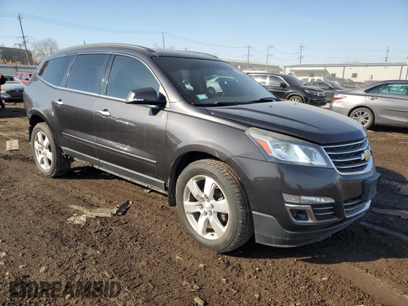 2016 Chevrolet Traverse LTZ with VIN 1GNKVJKD7GJ113276, listed as a Copart auction lot 47644235 with 104,626 mi miles and Salvage Title. Bid and sale history available at DreamBid. Image 4.