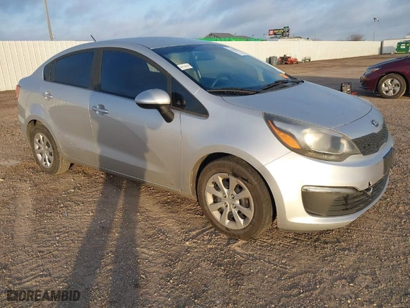 2016 Kia Rio LX with VIN KNADM4A3XG6665871, listed as a IAAI auction lot 41769013 with 141,169 mi miles. Bid and sale history available at carsss.com. Image 1.