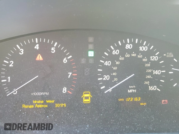 2004 Lexus LS 430 with VIN JTHBN36F640169807, listed as a Copart auction lot 47526795 with 123,163 mi miles and Salvage Title. Bid and sale history available at carsss.com. Image 9.