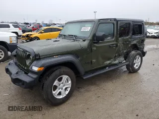 2023 Jeep Wrangler Sport Altitude with VIN 1C4HJXDN2PW569826, listed as a Copart auction lot 81825314 with 16,497 mi miles and Salvage Title. Bid and sale history available at DreamBid. Image 1.