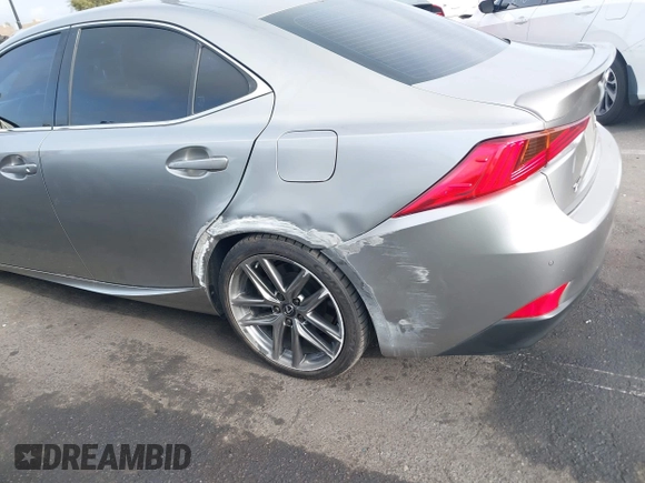 2020 Lexus IS with VIN JTHGA1D20L5105897, listed as a IAAI auction lot 41926240 with 72,818 mi miles. Bid and sale history available at carsss.com. Image 6.