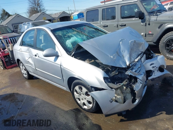 2006 Kia Spectra EX with VIN KNAFE121865313085, listed as a IAAI auction lot 41672712 with 248,959 mi miles. Bid and sale history available at carsss.com. Image 13.