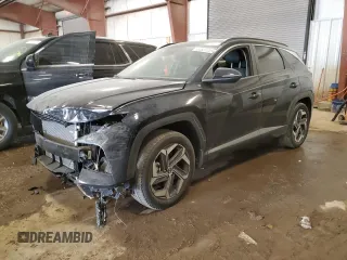 2024 Hyundai Tucson SEL z VIN 5NMJFCDE3RH378059, wystawiony jako Copart lot #54627725 z przebiegiem Nie podano mil oraz Szkoda całkowita • Salvage title. Historia ofert i sprzedaży dostępna na DreamBid. Obrazek 1.