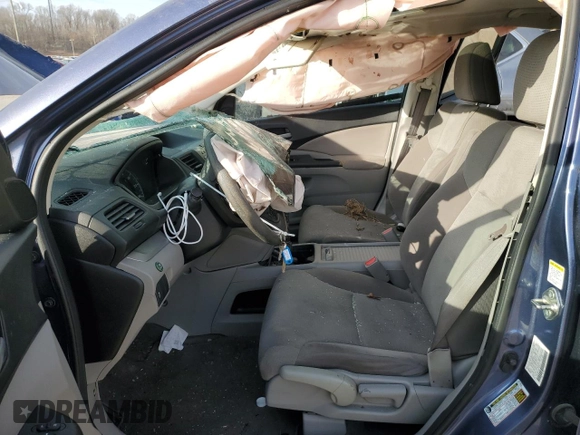 2013 Honda CR-V EX with VIN 2HKRM4H56DH619651, listed as a Copart auction lot 49031485 with 96,185 mi miles and Salvage Title. Bid and sale history available at DreamBid. Image 7.