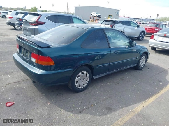 1997 Honda Civic EX with VIN 1HGEJ8249VL102194, listed as a IAAI auction lot 42077905 with 155,339 mi miles. Bid and sale history available at carsss.com. Image 4.
