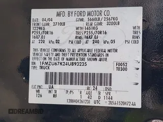 2004 Ford Explorer Sport Trac XLS с VIN 1FMZU67K24UB93235, выставлен на аукционе IAAI как лот 42561455 с пробегом 200 850 миль миль и . История ставок и продаж доступна на DreamBid. Изображение 9.
