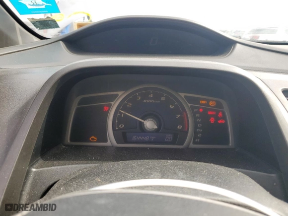 2008 Honda Civic Cpe EX-L with VIN 2HGFG12928H559629, listed as a Copart auction lot 48201925 with 164,448 mi miles and Salvage Title. Bid and sale history available at carsss.com. Image 9.