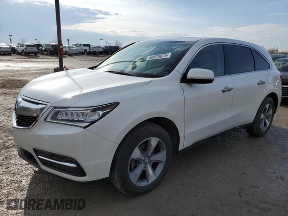 2014 Acura MDX с VIN 5FRYD4H25EB025214, выставлен на аукционе Copart как лот 50975875 с пробегом 108 206 миль миль и Чистый • Clean title. История ставок и продаж доступна на DreamBid. Изображение 1.