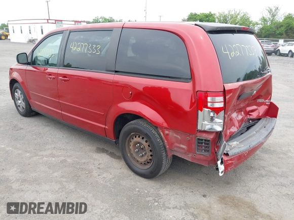 2009 Dodge Grand Caravan SE with VIN 2D8HN44E19R533142, listed as a IAAI auction lot 42277333 with 201,081 mi miles and . Bid and sale history available at DreamBid. Image 3.