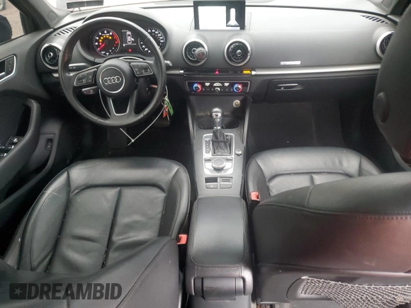 2017 Audi A3 Premium with VIN WAUAUGFF6H1032354, listed as a Copart auction lot 55481835 with 102,515 mi miles and Salvage title. Bid and sale history available at DreamBid. Image 8.