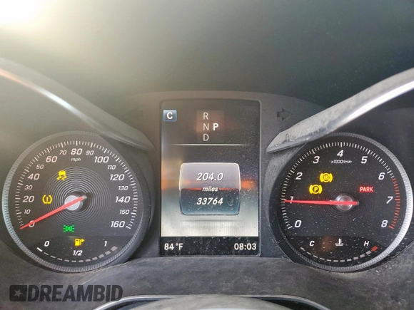 2019 Mercedes-Benz GLC 300 with VIN WDC0G4JB0KV171740, listed as a Copart auction lot 65923285 with 33,764 mi miles and Clean title. Bid and sale history available at DreamBid. Image 9.