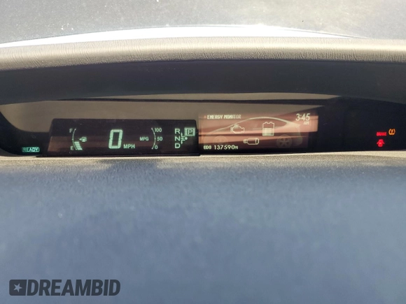 2013 Toyota Prius One with VIN JTDKN3DU4D5585313, listed as a Copart auction lot 50271205 with 137,590 mi miles and Salvage Title. Bid and sale history available at carsss.com. Image 9.