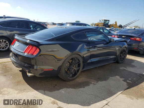 2016 Ford Mustang GT with VIN 1FA6P8CF4G5264541, listed as a Copart auction lot 50101915 with 82,824 mi miles and Salvage title. Bid and sale history available at DreamBid. Image 3.