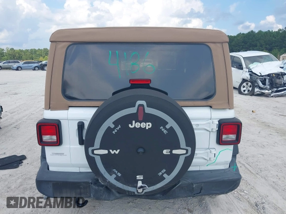 2021 Jeep Wrangler Willys with VIN 1C4GJXAGXMW544332, listed as a IAAI auction lot 42716885 with 47,000 mi miles and . Bid and sale history available at DreamBid. Image 16.
