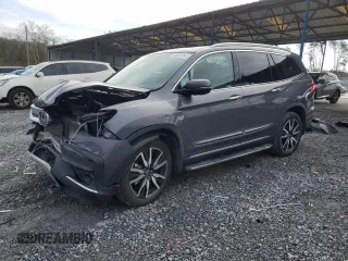 2020 Honda Pilot Touring 8-Passenger with VIN 5FNYF5H93LB001344, listed as a Copart auction lot 85504984 with 38,384 mi miles and Salvage Title. Bid and sale history available at DreamBid. Image 1.