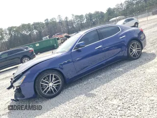 2015 Maserati Ghibli with VIN ZAM57XSA0F1140984, listed as a Copart auction lot 49094925 with 87,235 mi miles and Salvage Title. Bid and sale history available at carsss.com. Image 1.
