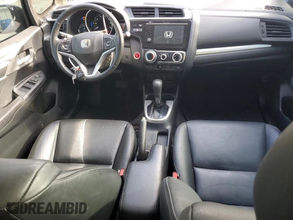 2018 Honda Fit EX-L with VIN 3HGGK5H93JM712611, listed as a Copart auction lot 76383484 with 125,072 mi miles and Salvage Title. Bid and sale history available at carsss.com. Image 8.