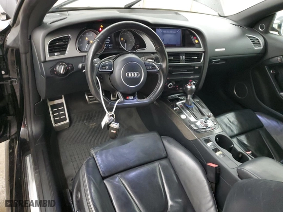 2013 Audi S5 Premium Plus with VIN WAUCGAFH7DN017346, listed as a Copart auction lot 85787924 with 119,684 mi miles and Salvage Title. Bid and sale history available at carsss.com. Image 8.