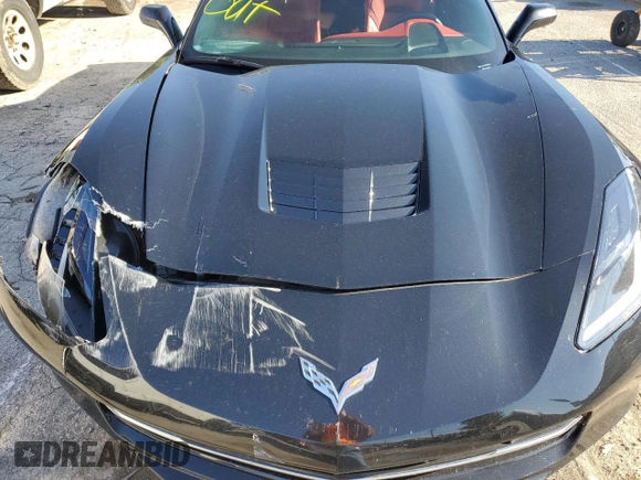 2015 Chevrolet Corvette Z51 3LT with VIN 1G1YM3D72F5104008, listed as a Copart auction lot 82122084 with 81,311 mi miles and Salvage Title. Bid and sale history available at carsss.com. Image 12.