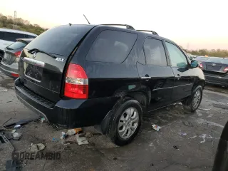 2003 Acura MDX Touring with VIN 2HNYD18603H555594, listed as a Copart auction lot 75211464 with 214,656 mi miles and Salvage Title. Bid and sale history available at DreamBid. Image 3.
