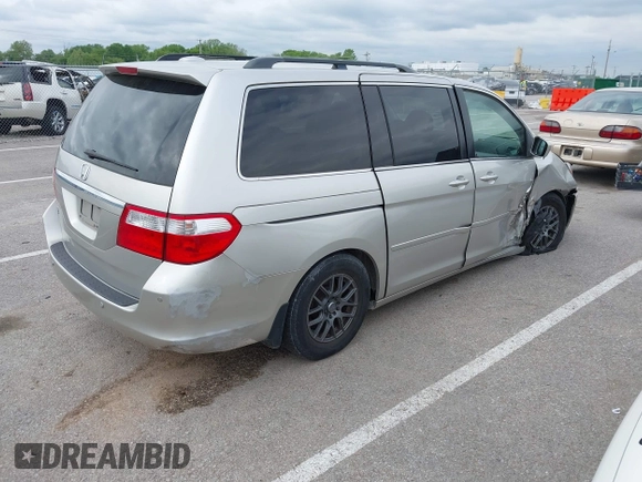2007 Honda Odyssey Touring z VIN 5FNRL38877B091046, wystawiony jako IAAI lot #42187965 z przebiegiem Nie podano mil oraz . Historia ofert i sprzedaży dostępna na DreamBid. Obrazek 4.