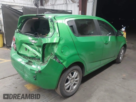 2016 Chevrolet Sonic LT with VIN 1G1JC6SH8G4150595, listed as a IAAI auction lot 41922233 with 81,335 mi miles. Bid and sale history available at carsss.com. Image 4.