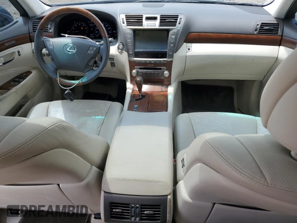 2010 Lexus LS 460 with VIN JTHBL5EF7A5091846, listed as a Copart auction lot 53911275 with 168,398 mi miles and Salvage Title. Bid and sale history available at carsss.com. Image 8.
