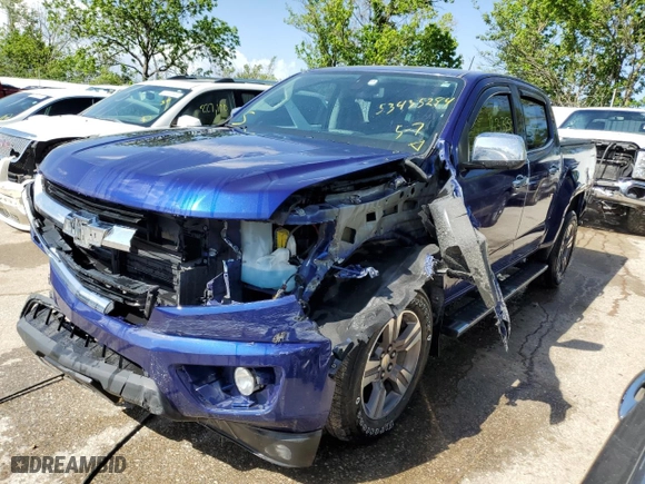 2015 Chevrolet Colorado 4WD LT with VIN 1GCGTBE32F1251660, listed as a Copart auction lot 53435284 with 163,332 mi miles and Salvage Title. Bid and sale history available at carsss.com. Image 1.
