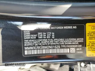 2021 MINI Hardtop 4 Door Cooper S с VIN WMWXU9C06M2N01629, выставлен на аукционе Copart как лот 65398605 с пробегом 74 356 миль миль и Списание • Salvage title. История ставок и продаж доступна на DreamBid. Изображение 12.