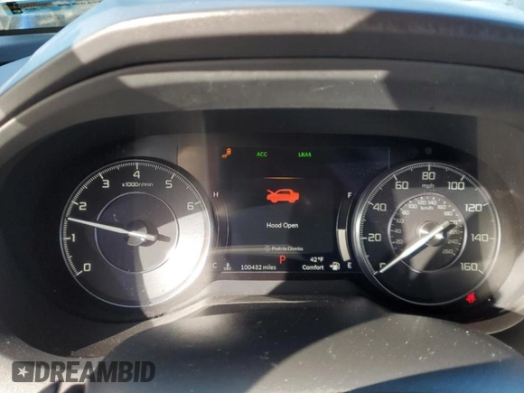 2020 Acura RDX Technology with VIN 5J8TC2H5XLL021863, listed as a Copart auction lot 51994755 with 100,432 mi miles and Salvage Title. Bid and sale history available at DreamBid. Image 9.