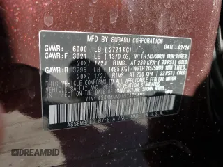 2024 Subaru Ascent Touring z VIN 4S4WMAWD1R3425491, wystawiony jako Copart lot #84790274 z przebiegiem 10 155 mil mil oraz Szkoda całkowita • Salvage title. Historia ofert i sprzedaży dostępna na DreamBid. Obrazek 14.