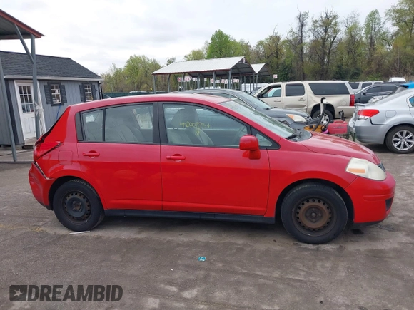 2007 Nissan Versa 1.8 S with VIN 3N1BC13EX7L364889, listed as a IAAI auction lot 42008734 with 147,613 mi miles. Bid and sale history available at carsss.com. Image 13.