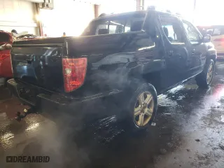 2011 Honda Ridgeline RTL with VIN 5FPYK1F51BB003104, listed as a Copart auction lot 45788555 with 257,211 mi miles and Salvage Title. Bid and sale history available at carsss.com. Image 3.