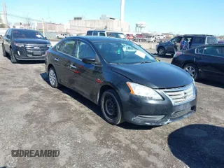 2015 Nissan Sentra SV with VIN 3N1AB7AP2FL685510, listed as a IAAI auction lot 42061961 with 120,047 mi miles. Bid and sale history available at carsss.com. Image 1.