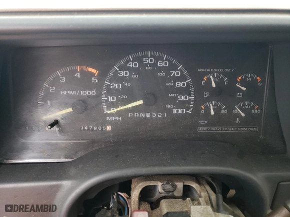 1995 Chevrolet C/K 2500 with VIN 1GCFK29K4SE105201, listed as a Copart auction lot 80766284 with 147,805 mi miles and Salvage Title. Bid and sale history available at carsss.com. Image 9.