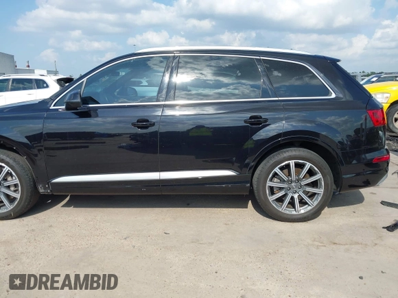 2017 Audi Q7 Premium Plus with VIN WA1LAAF75HD047186, listed as a IAAI auction lot 42280297 with 85,492 mi miles and . Bid and sale history available at DreamBid. Image 15.
