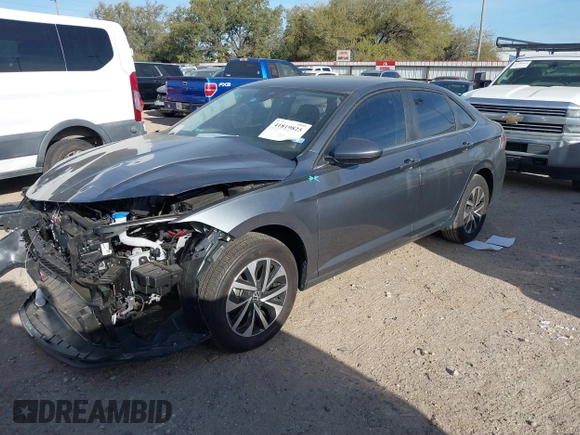 2024 Volkswagen Jetta S with VIN 3VW5M7BU0RM095394, listed as a IAAI auction lot 41819825 with 3,049 mi miles and . Bid and sale history available at DreamBid. Image 18.