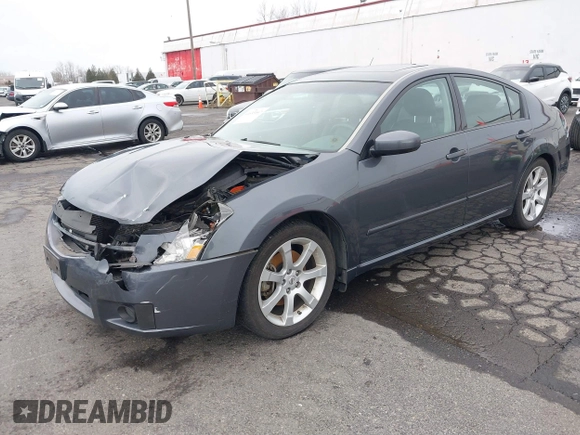 2007 Nissan Maxima 3.5 SL with VIN 1N4BA41EX7C863457, listed as a IAAI auction lot 41633447 with 60,492 mi miles. Bid and sale history available at carsss.com. Image 2.