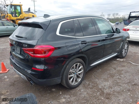 2018 BMW X3 xDrive30i with VIN 5UXTR9C56JLC73430, listed as a IAAI auction lot 41882646 with 75,193 mi miles. Bid and sale history available at carsss.com. Image 4.
