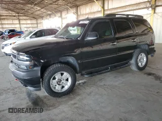 2005 Chevrolet Tahoe Z71 with VIN 1GNEK13T65R273062, listed as a Copart auction lot 81845244 with 193,207 mi miles and Salvage Title. Bid and sale history available at carsss.com. Image 1.