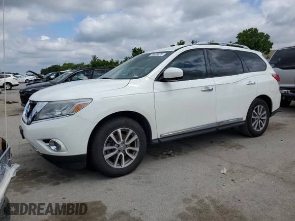 2015 Nissan Pathfinder S z VIN 5N1AR2MN6FC680372, wystawiony jako Copart lot #58603975 z przebiegiem 207 526 mil mil oraz Czysty tytuł • Clean title. Historia ofert i sprzedaży dostępna na DreamBid. Obrazek 1.