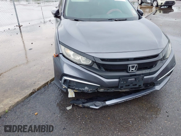 2019 Honda Civic Sedan LX with VIN 2HGFC2F60KH537797, listed as a IAAI auction lot 42119603 with 1 mi miles. Bid and sale history available at carsss.com. Image 6.