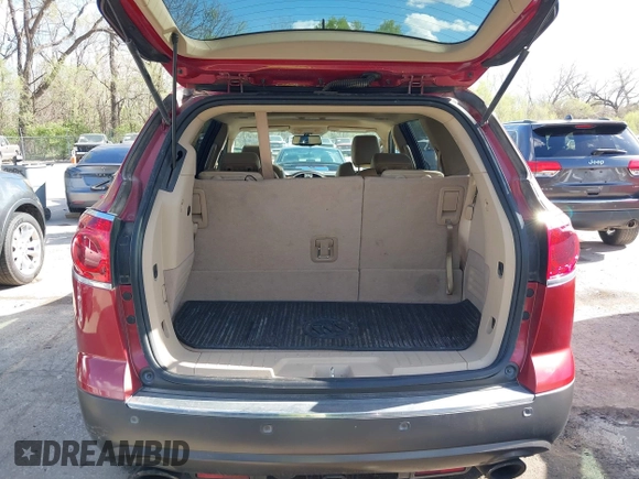 2012 Buick Enclave Leather with VIN 5GAKVCED3CJ416471, listed as a IAAI auction lot 41994854 with 179,930 mi miles and . Bid and sale history available at carsss.com. Image 17.